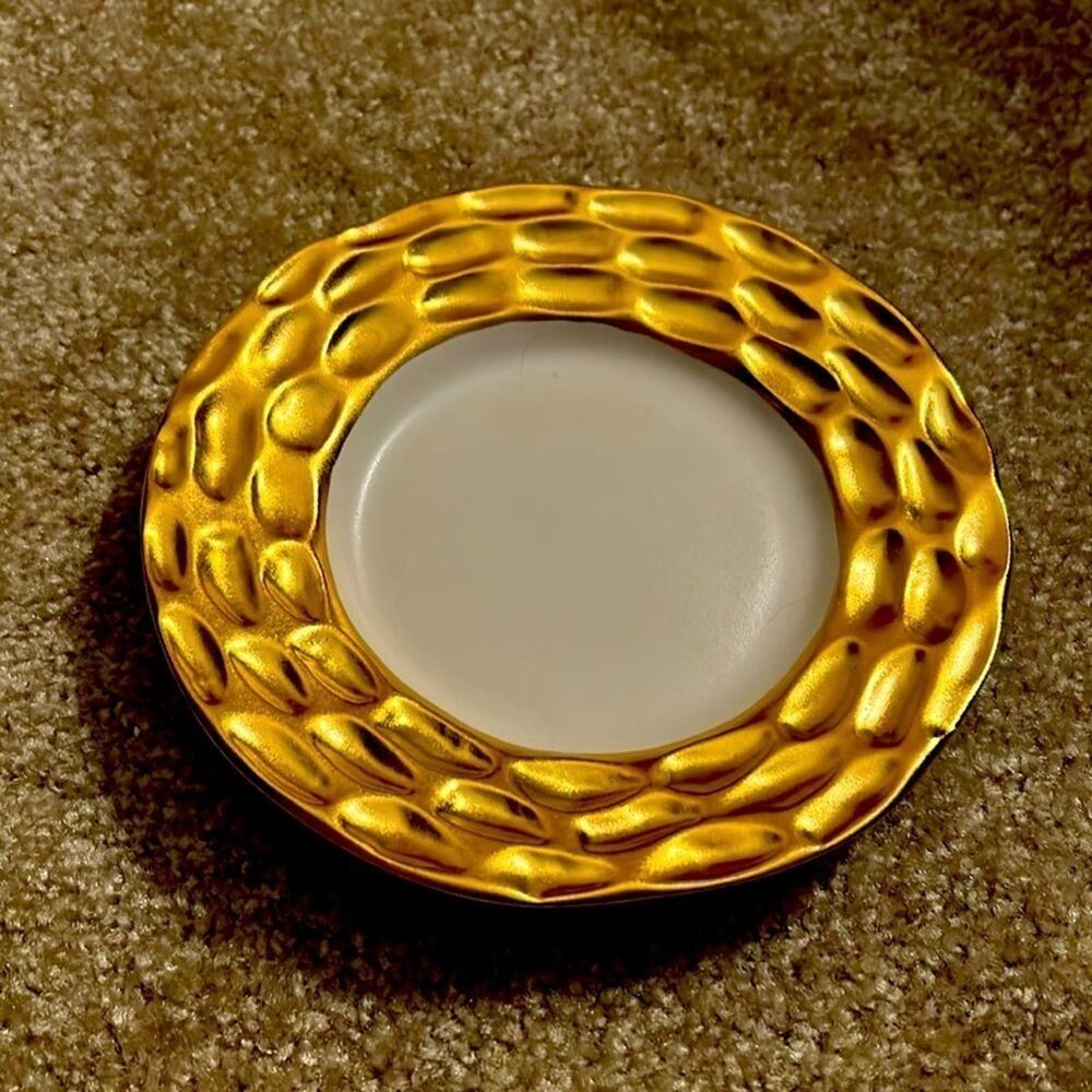 MICHAEL WAINWRIGHT Bread And Butter Plate Gold Tone
